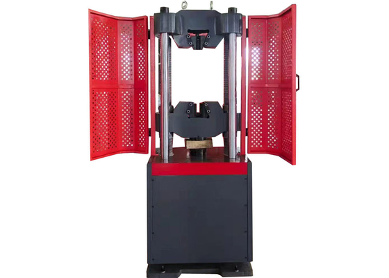 Iso 6935 Steel Servo Hydraulic Machine For Reinforcement Of Concrete Hot Rolled Ribbed Bars