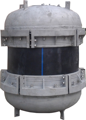 Dn900mm হাইড্রোস্ট্যাটিক প্লাগ 304# এসএস বা প্লাস্টিকের পাইপ বিক্রির জন্য কার্বন স্টিল এন্ড ক্যাপ
