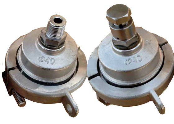 φ 40mm থার্মোপ্লাস্টিক চাপ পাইপিং কম্পোজিট পাইপ হাইড্রোস্ট্যাটিক পরীক্ষা জন্য শেষ কভার
