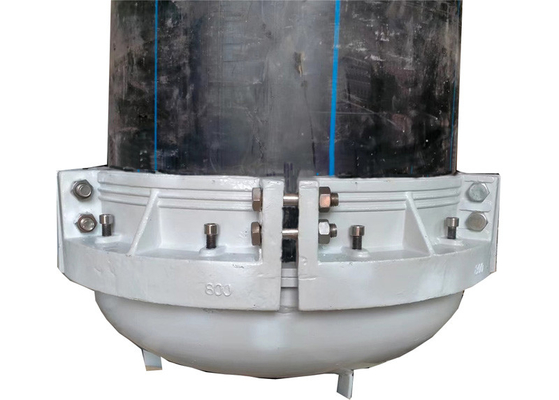ASTM D 1598/1599 স্ট্যান্ডার্ড সহ পিভিসি পিই প্লাস্টিকের পাইপের জন্য DN 800mm এন্ড ক্যাপ হাইড্রোস্ট্যাটিক টেস্ট প্লাগ