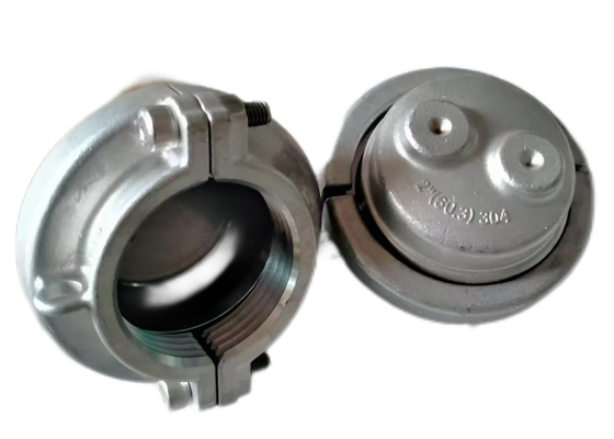 পিভিসি পিপি টিউব জন্য 2 ইঞ্চি 60.3mm স্টেইনলেস স্টীল শেষ ক্যাপ জলবাহী চাপ