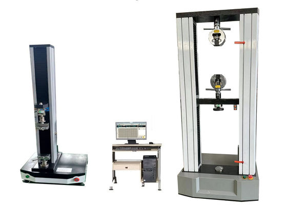 উপাদান পরীক্ষা এবং নিয়ন্ত্রণের জন্য 0.001 মিমি ক্রসবিম স্থানচ্যুতি রেজোলিউশন সহ 10KN বৈদ্যুতিক ইউনিভার্সাল টেস্টিং মেশিন
