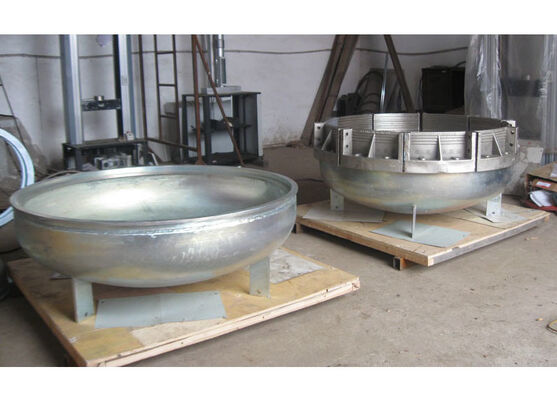 সর্বোচ্চ স্থায়িত্ব এবং অতি উচ্চ চাপ প্রতিরোধের জন্য A-টাইপ স্ট্রাকচার ফিক্সচার সহ DN 1400mm প্লাস্টিক পাইপ এন্ড ক্যাপ