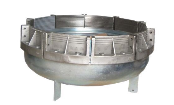 বর্ধিত ক্ল্যাম্পিং ফোর্সের জন্য ড্রাম আকৃতির সিলিং এন্ড এবং সেরেটেড কন্টাক্ট সারফেস সহ লাইটওয়েট প্লাস্টিক পাইপ এন্ড ক্যাপ